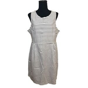 Old Navy Striped Sleeveless Knit Mini Dress Black & White Size‎ XL Nautical